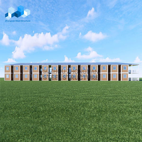 glass facade container office