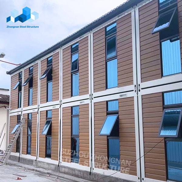 glass facade container office