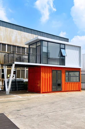 Double-storey café container shop