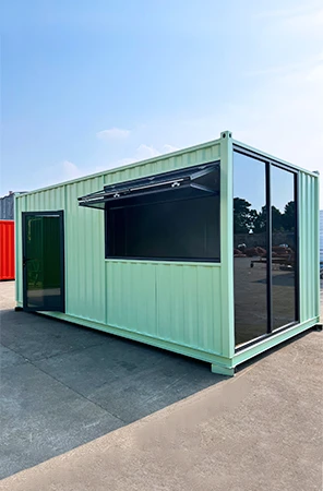 Interactive experience container shop