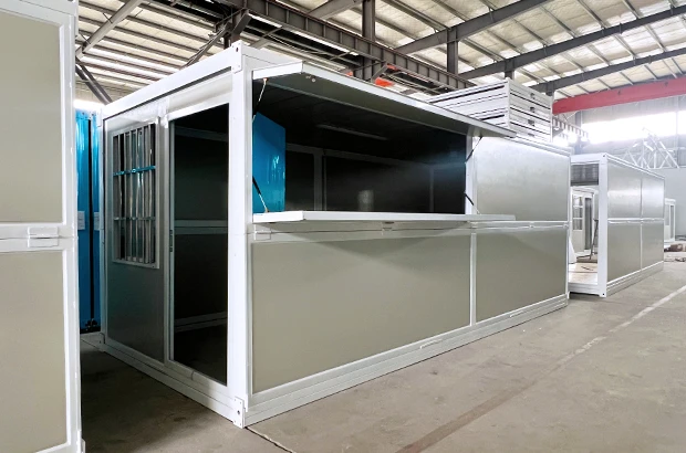Folding container pop-up shops Folding container pop-up shops