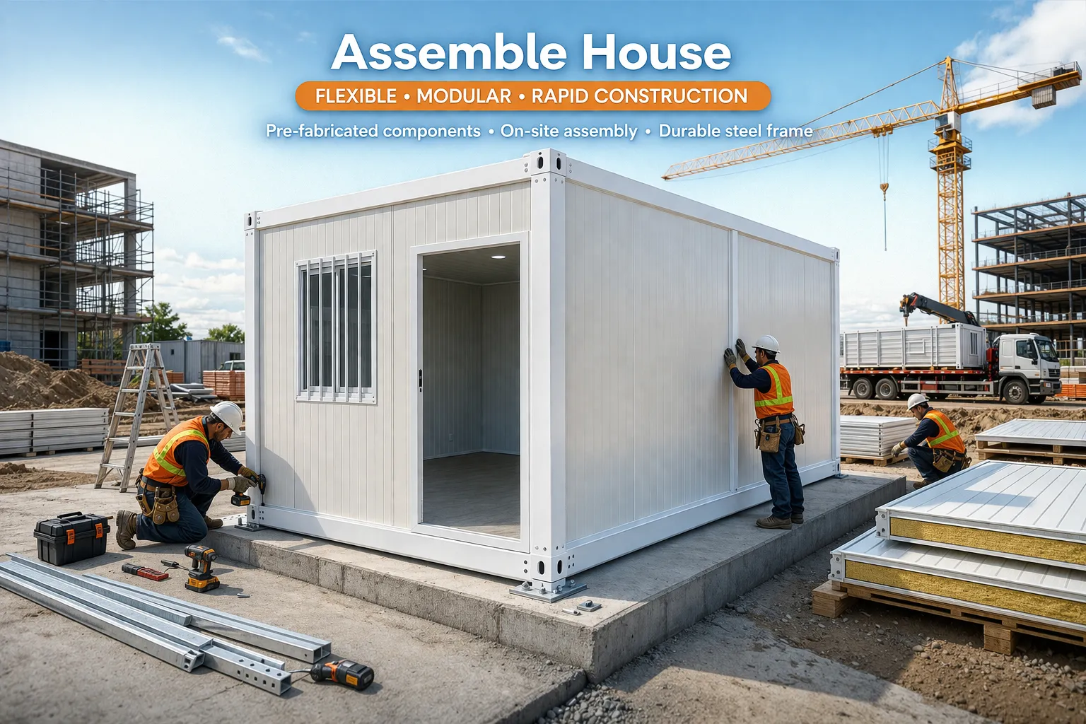 Assemble House: Flexible, Modular Living Solutions for Modern Construction