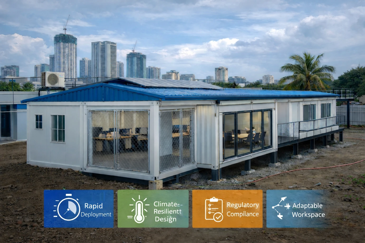Temporary Container Office in Manila: A Climate-Resilient Modular Workspace Solution