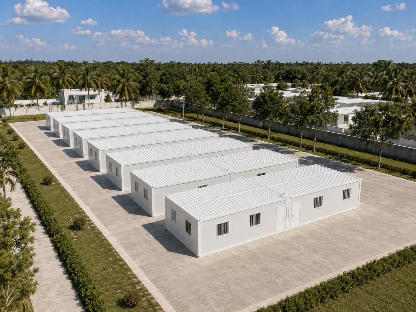 Aerial View of the Dominican Project