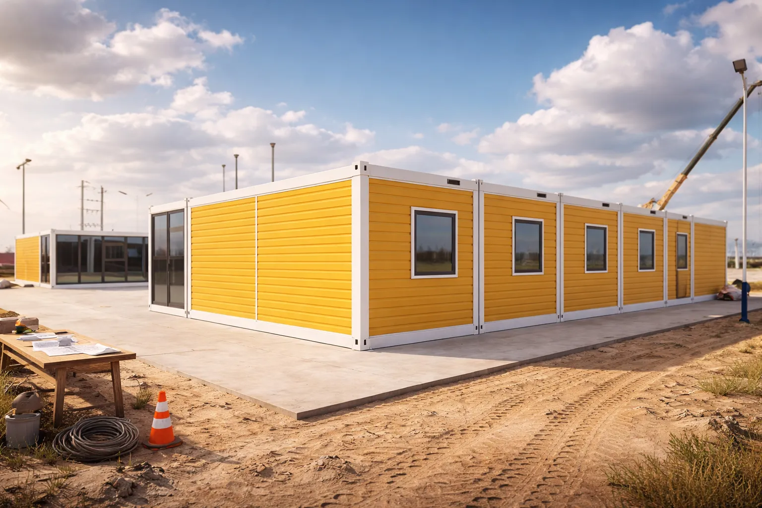 Flat Pack Container Office in Harsh Environments: Gansu Yumen Oilfield New Energy Base Project Case Study (2025)