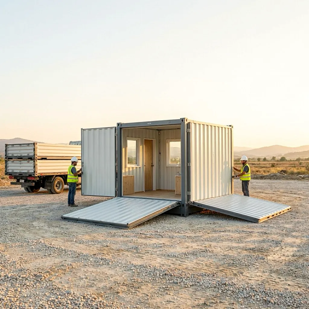Fold Out Container House: The Fast, Flexible Way to Build Almost Anywhere Fold Out Container House: The Fast, Flexible Way to Build Almost Anywhere