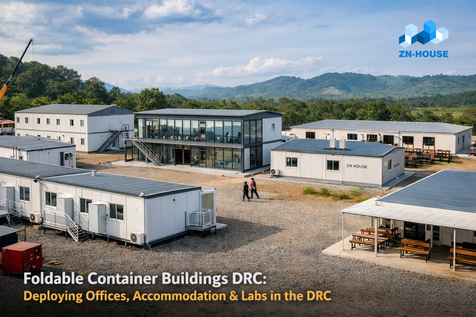 Foldable Container Buildings DRC: ZN House’s Rapid Deployment Solution for Remote Office and Accommodation Projects