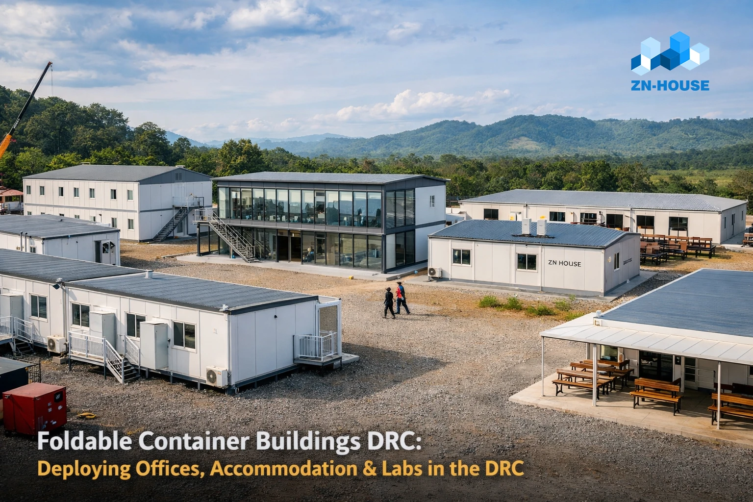 Foldable Container Buildings DRC: ZN House’s Rapid Deployment Solution for Remote Office and Accommodation Projects