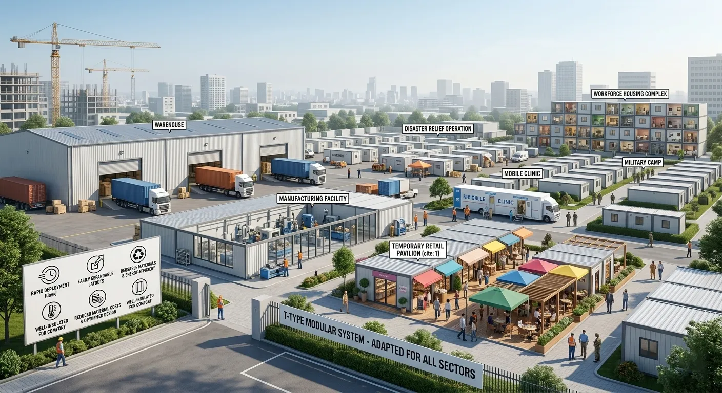 Modular T-type Building System: Transforming Prefab Construction