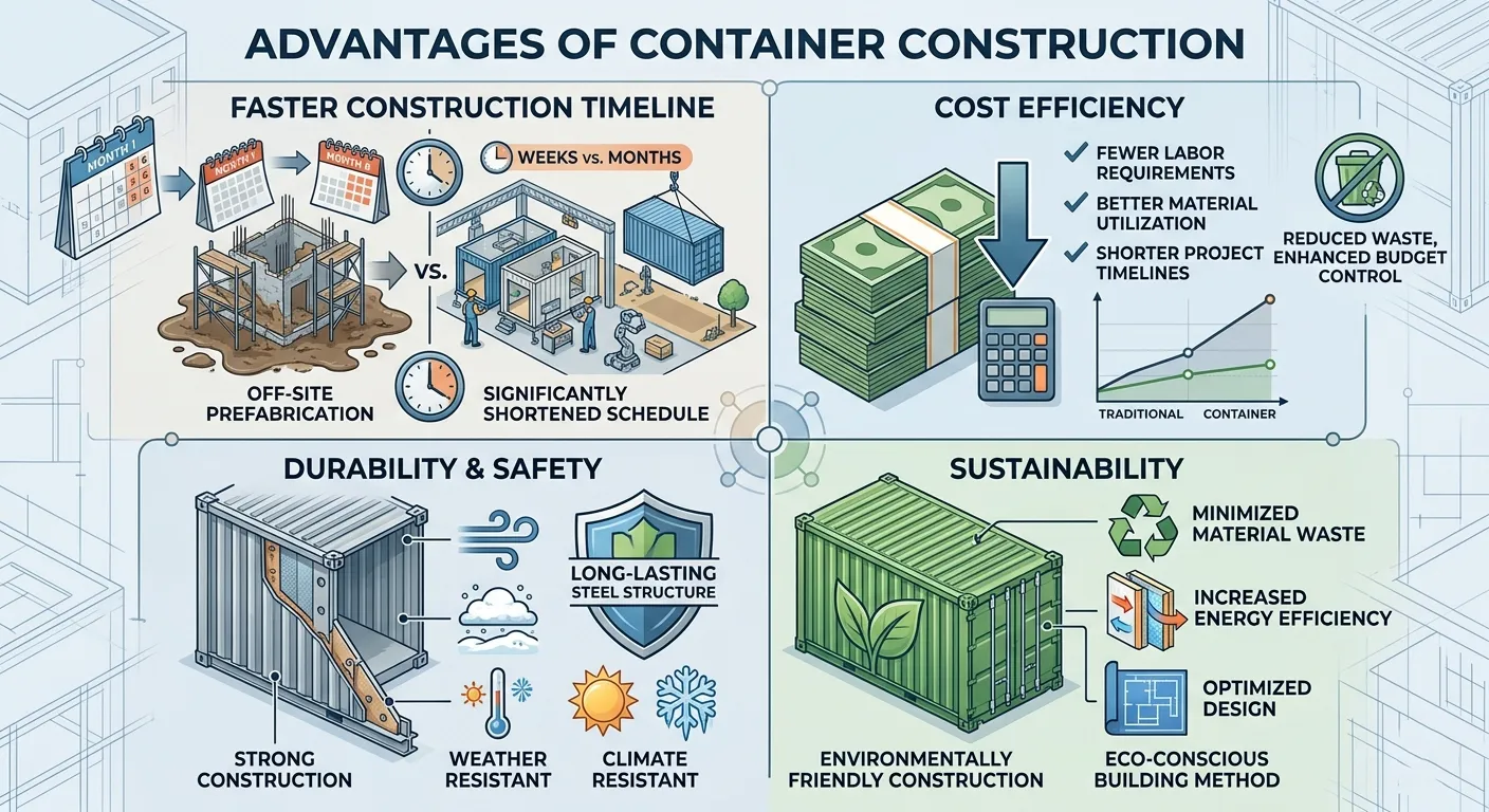 Container Construction: A Modern Approach to Fast, Durable, and Modular Building Container Construction: A Modern Approach to Fast, Durable, and Modular Building