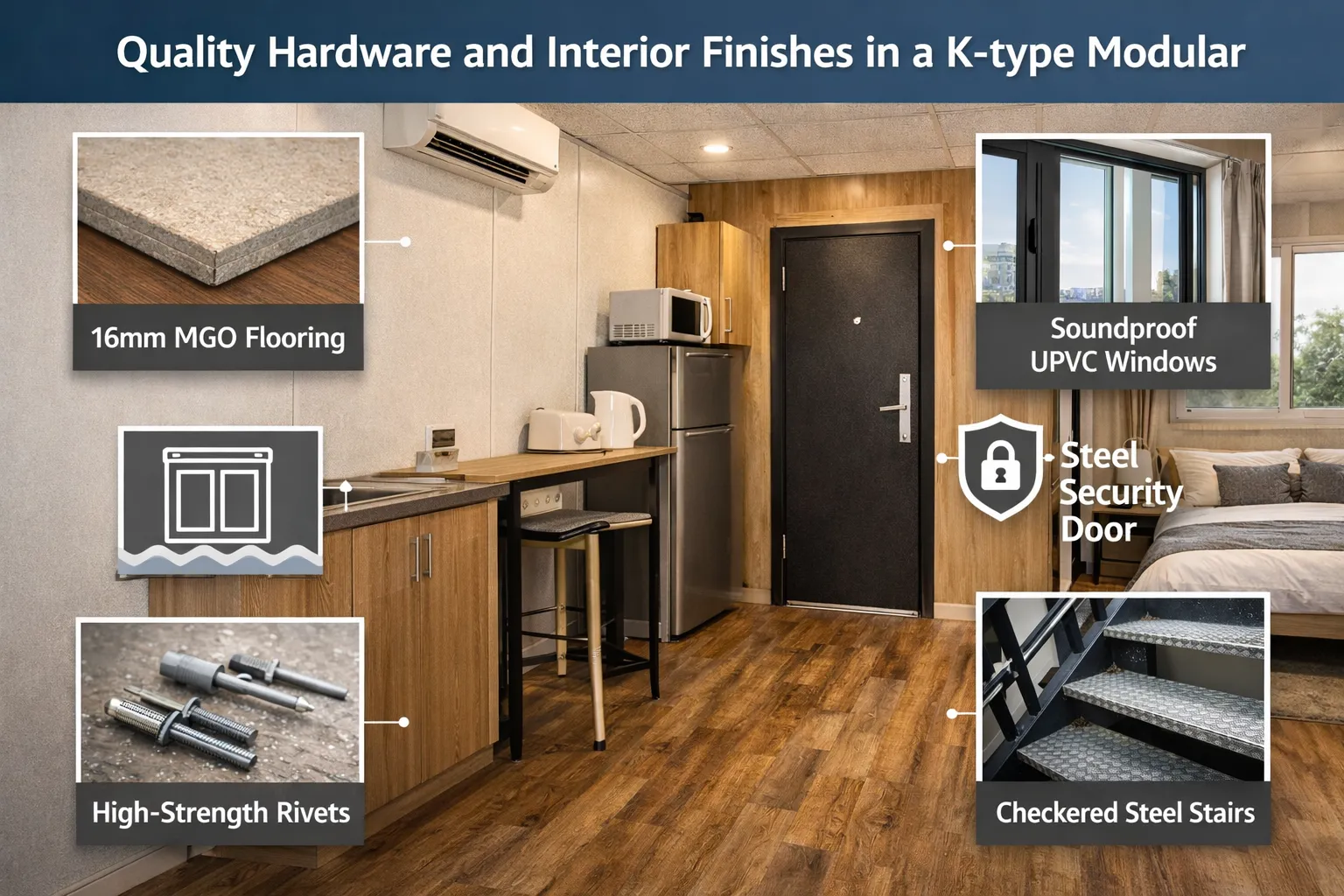 The Vital Role of Quality Hardware and Interior Finishes in a K-type Modular House Interior The Vital Role of Quality Hardware and Interior Finishes in a K-type Modular House Interior