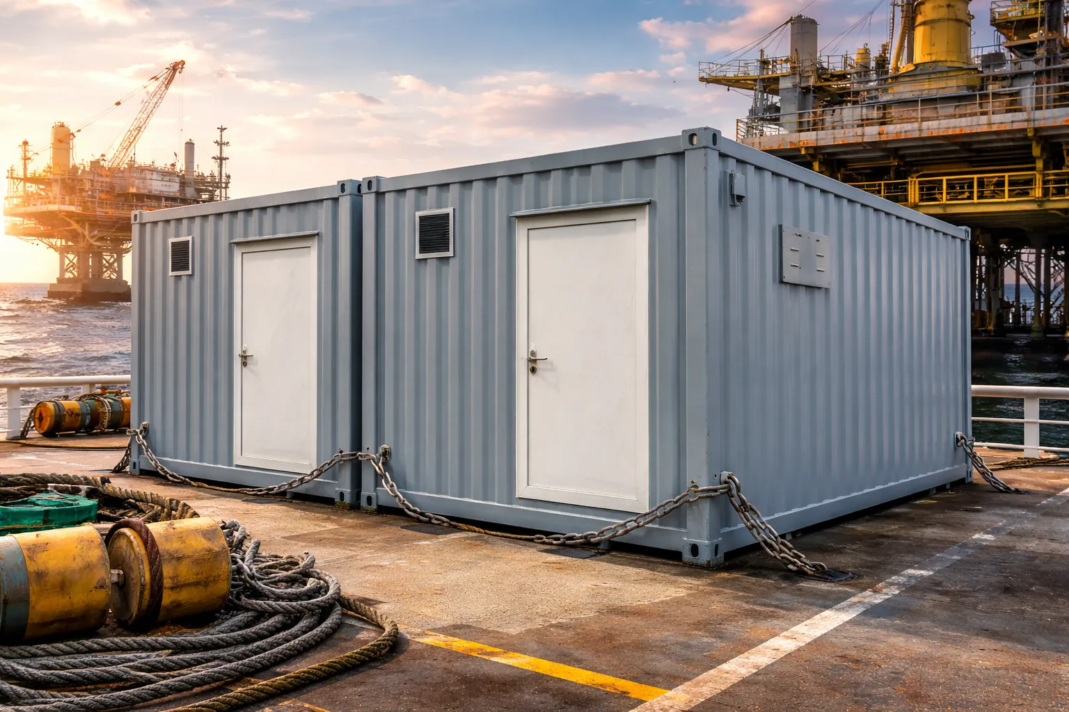 Marine Container House Project in West Africa: Rapid Offshore Deployment in 15 Days