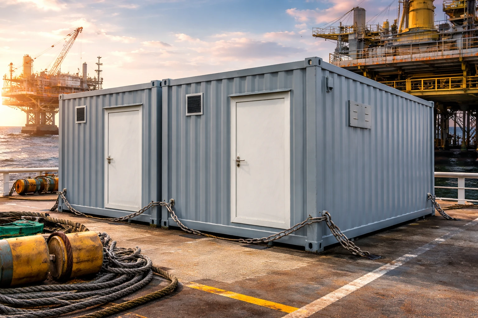 Marine Container House Project in West Africa: Rapid Offshore Deployment in 15 Days