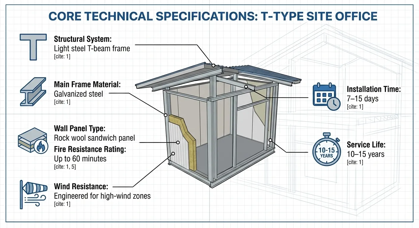 T-Type Site Office: A Reliable Modular Solution for Modern Construction Projects T-Type Site Office: A Reliable Modular Solution for Modern Construction Projects
