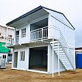 Prefab 2 storey slope roof container home - ACH004