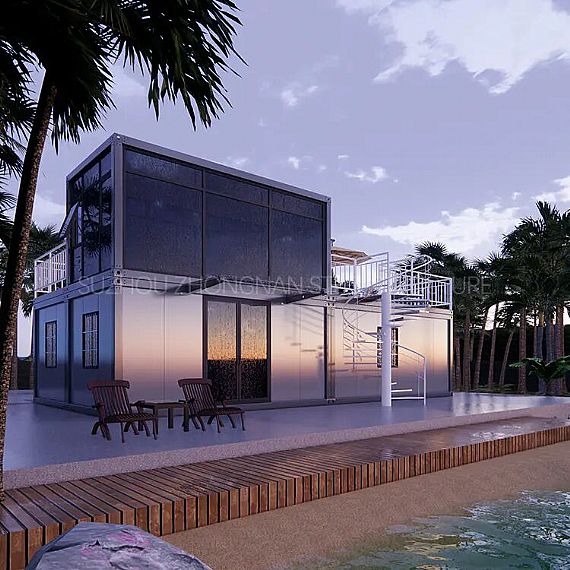 Maison de conteneur préfabriquée sur mesure