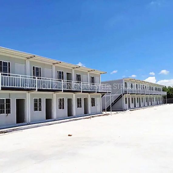 Maison de conteneur de bureau de dortoir temporaire