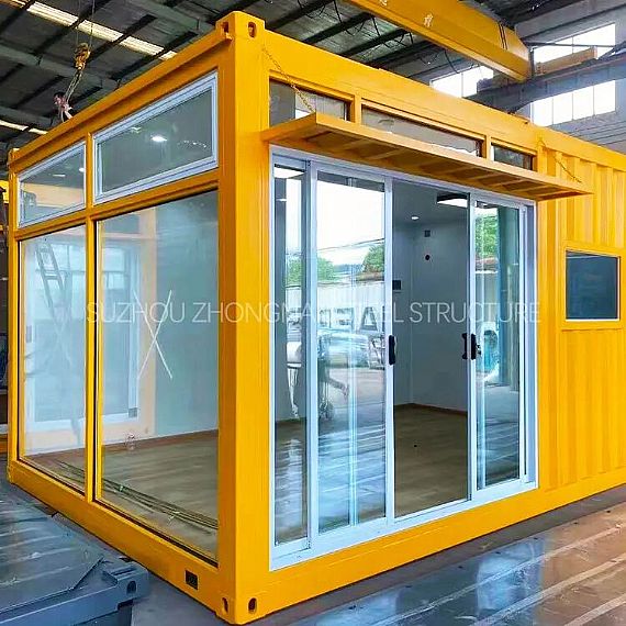 Tienda de contenedores de envío prefabricados