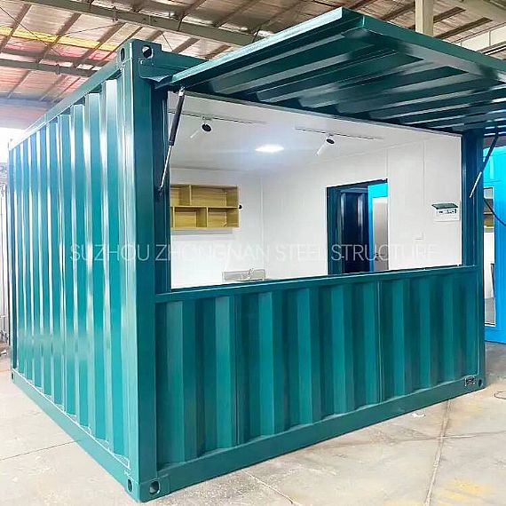 Tienda de contenedores de cartón corrugado