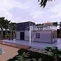 Casa contenedor de vida prefabricada personalizada - 1512