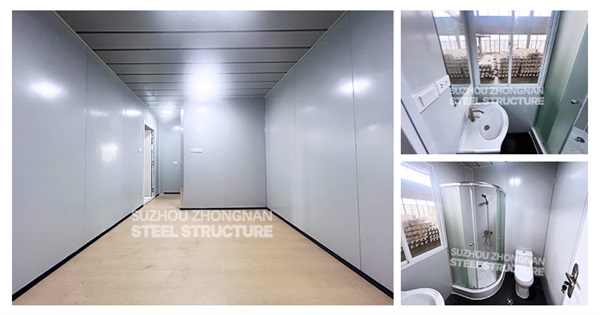 Grey Flat Pack Container Reception Room