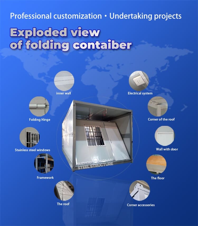 White Standard Folding Container