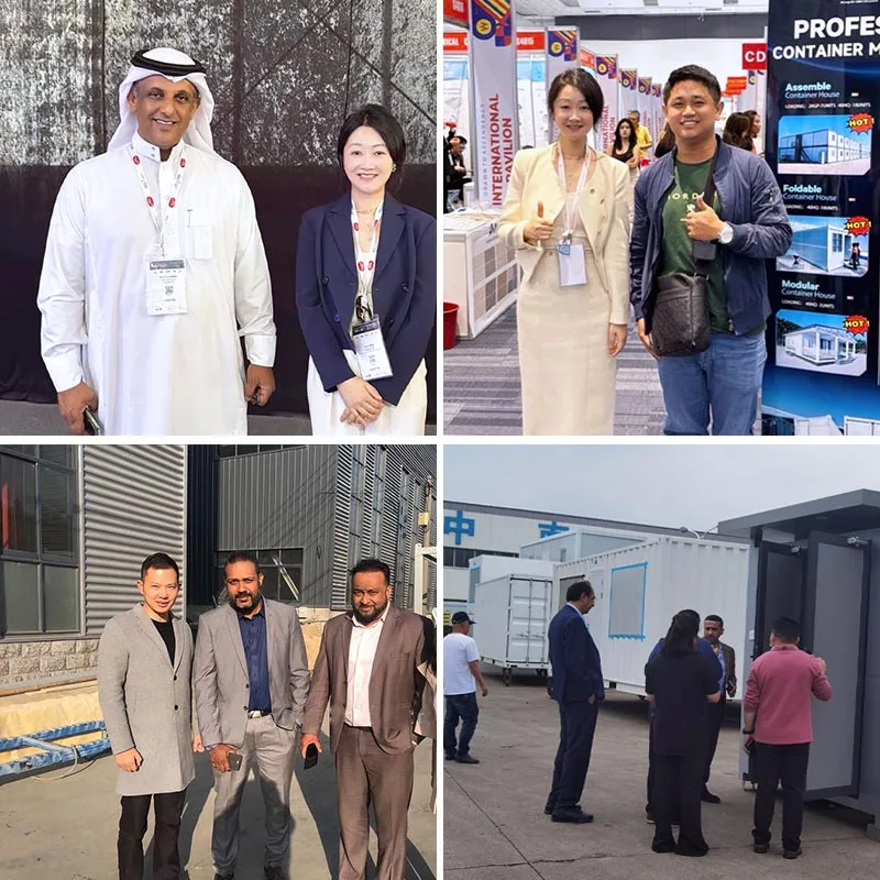 container houses international clients